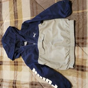 Puma Boy's 1/4 Zip Windbreaker Jacket